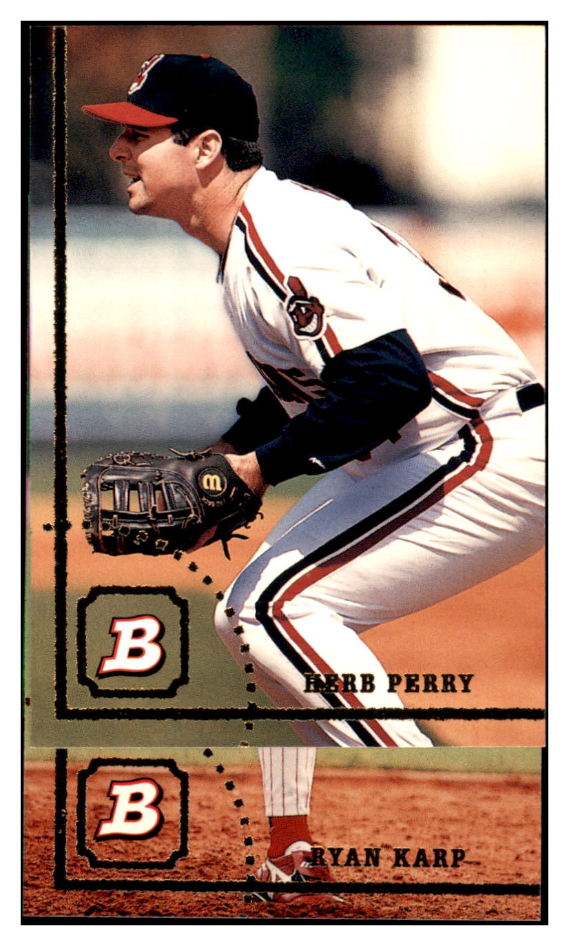 1994 Bowman Herb Perry   RC Cleveland Indians Baseball Card BOWV3 simple Xclusive Collectibles