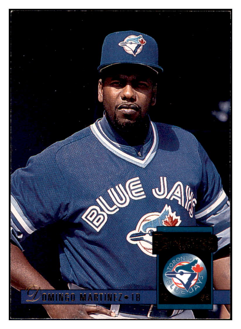 1994 Donruss Domingo
Martinez Toronto Blue Jays Baseball
Card BOWV3 simple Xclusive Collectibles