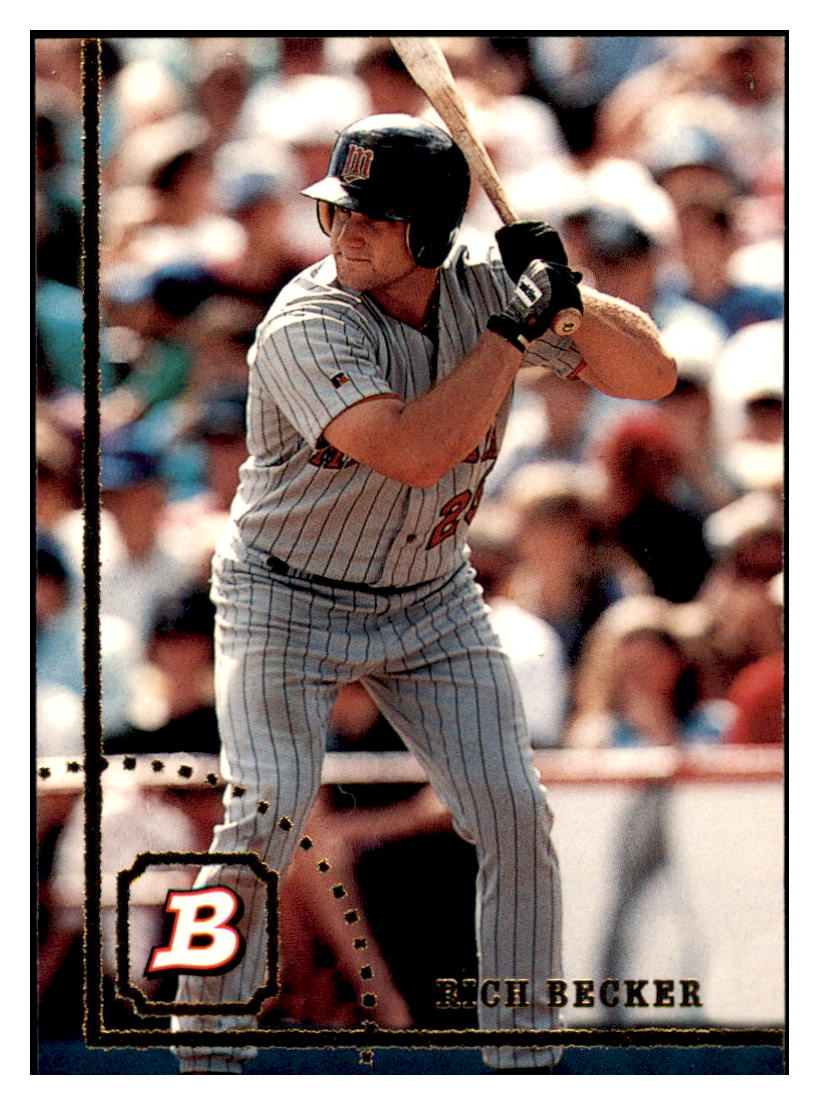 1994 Bowman Rich Becker   Minnesota Twins Baseball Card BOWV3 simple Xclusive Collectibles