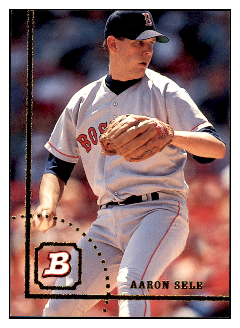 1994 Bowman Aaron Sele Boston Red Sox Baseball Card BOWV3 simple Xclusive Collectibles