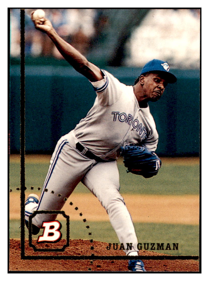 1994 Bowman Juan Guzman Toronto Blue Jays Baseball Card BOWV3 simple Xclusive Collectibles