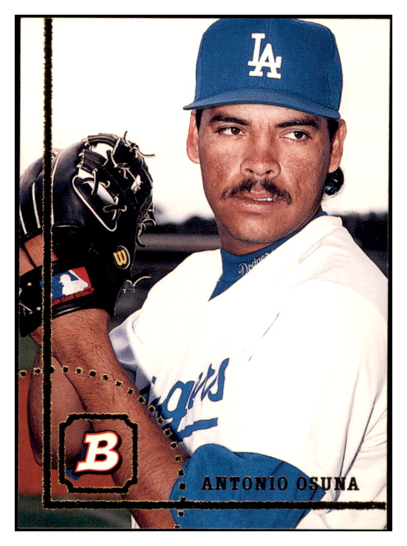 1994 Bowman Antonio
Osuna RC Los Angeles Dodgers Baseball
Card BOWV3 simple Xclusive Collectibles