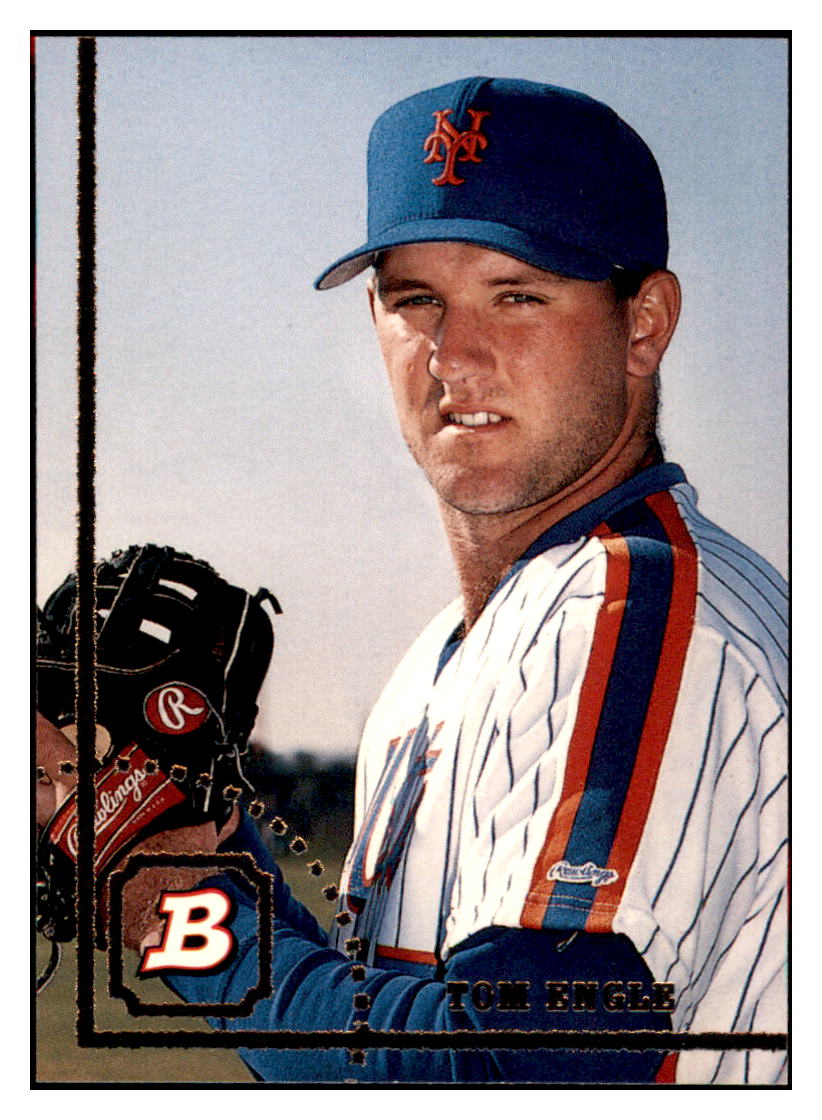 1994 Bowman Tom Engle RC New York Mets Baseball Card BOWV3 simple Xclusive Collectibles