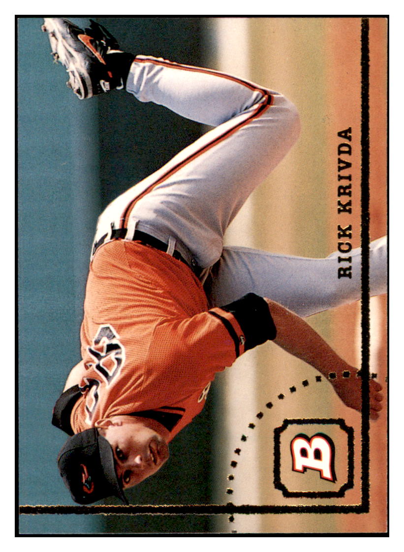 1994 Bowman Rick Krivda   RC Baltimore Orioles Baseball Card BOWV3 simple Xclusive Collectibles