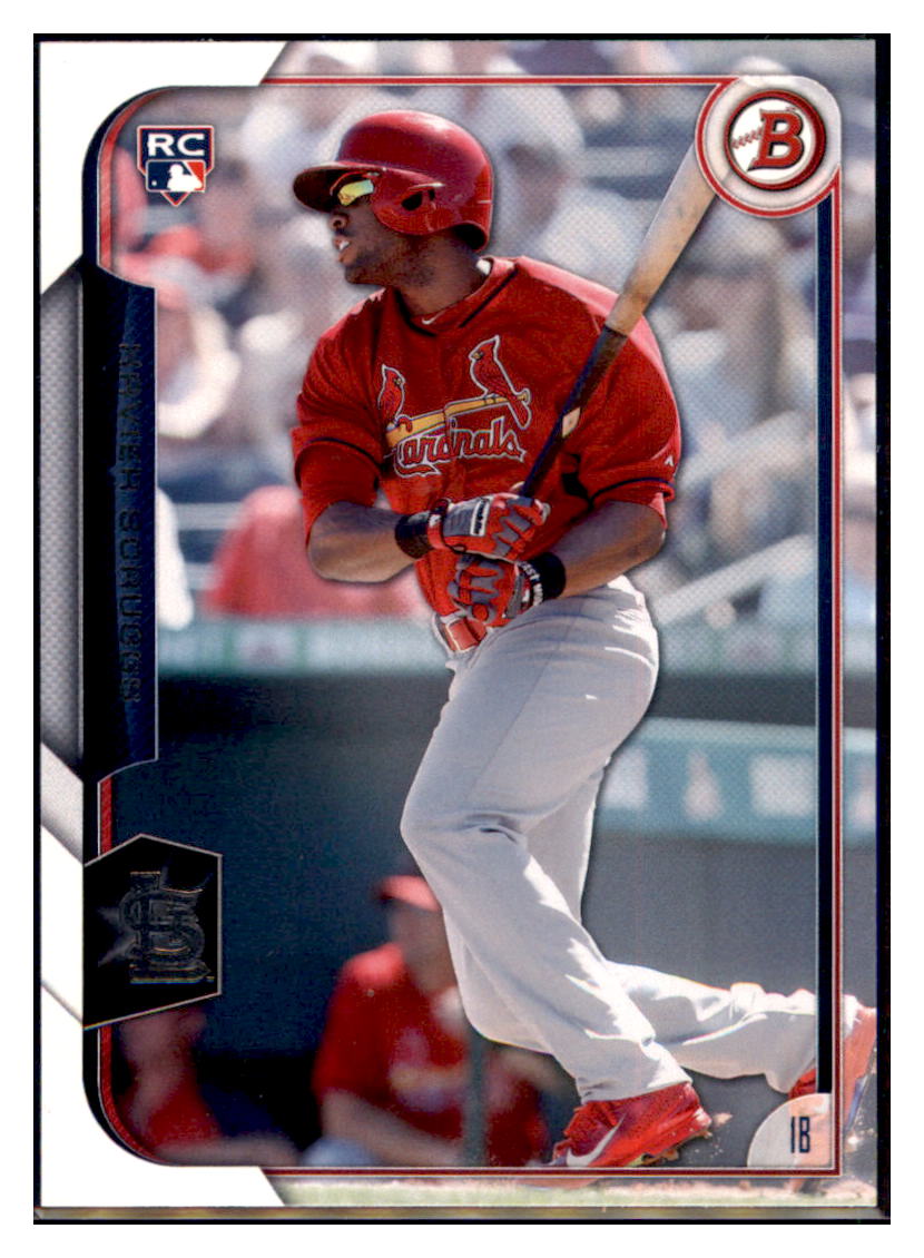 2015 Bowman Xavier
  Scruggs   RC St. Louis Cardinals
  Baseball Card BOWV3 simple Xclusive Collectibles