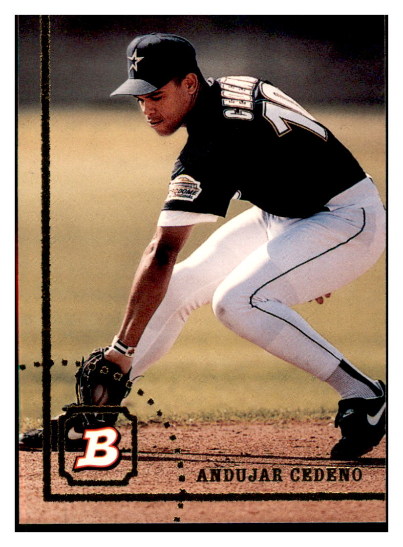 1994 Bowman Andujar
Cedeno Houston Astros Baseball Card
BOWV3 simple Xclusive Collectibles