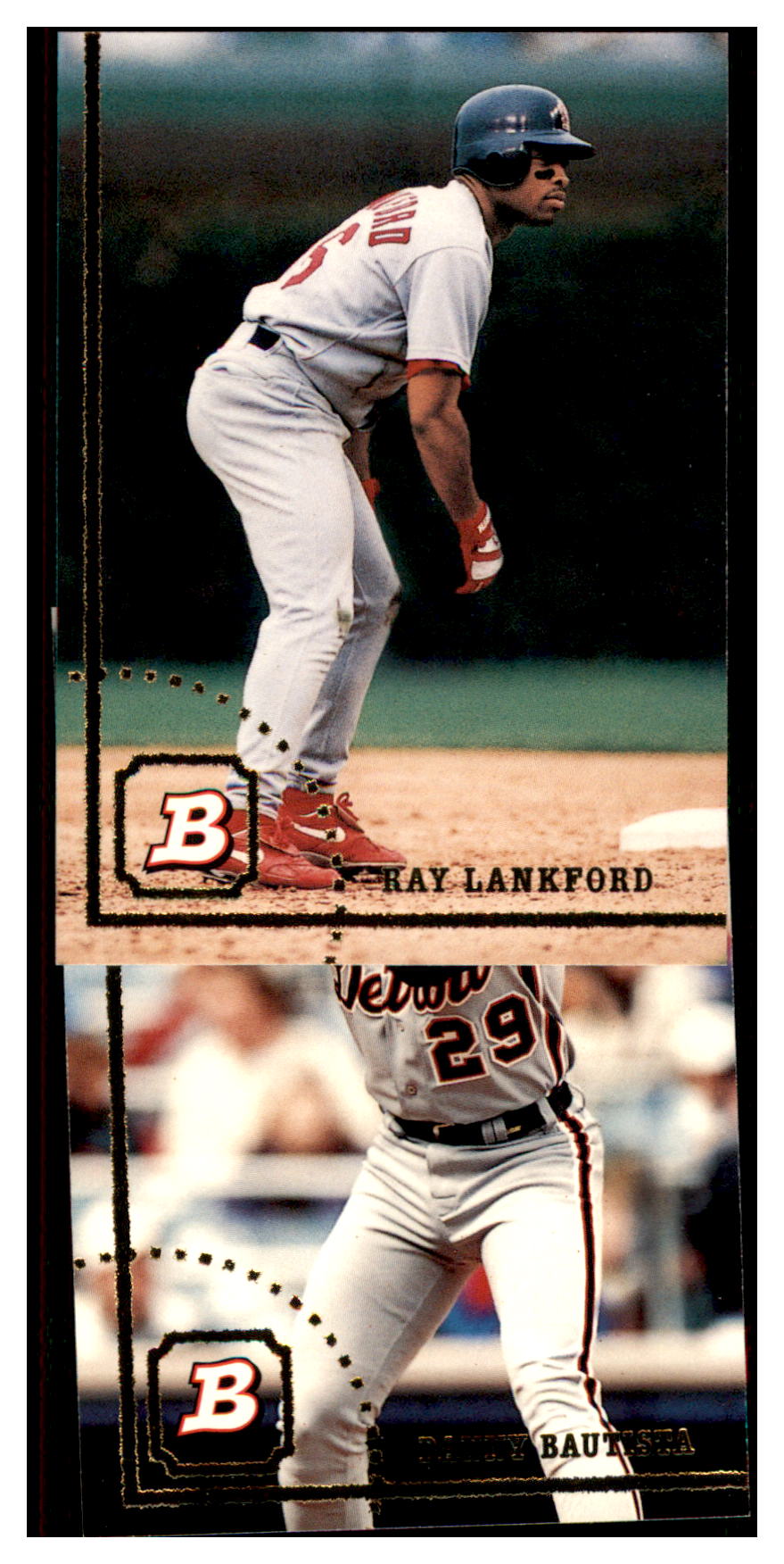 1994 Bowman Ray
  Lankford   St. Louis Cardinals Baseball
  Card BOWV3 simple Xclusive Collectibles