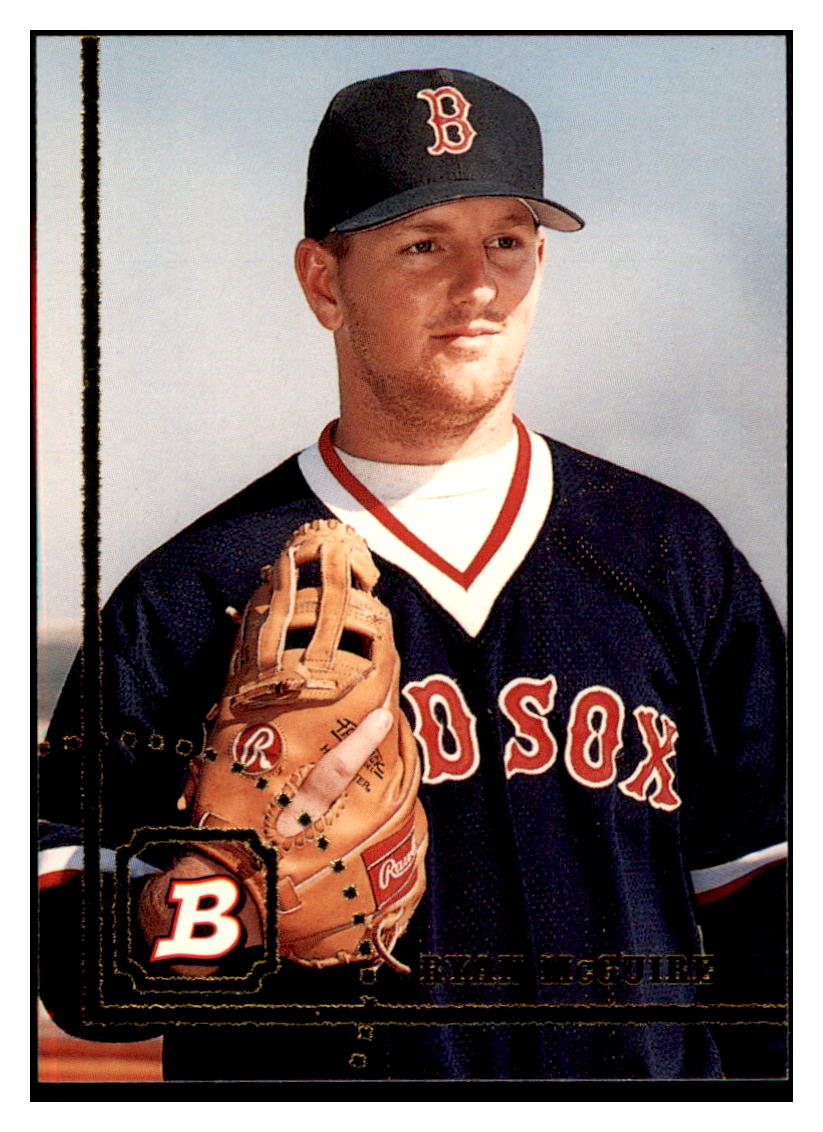 1994 Bowman Ryan McGuire RC Boston Red Sox Baseball
  Card BOWV3 simple Xclusive Collectibles