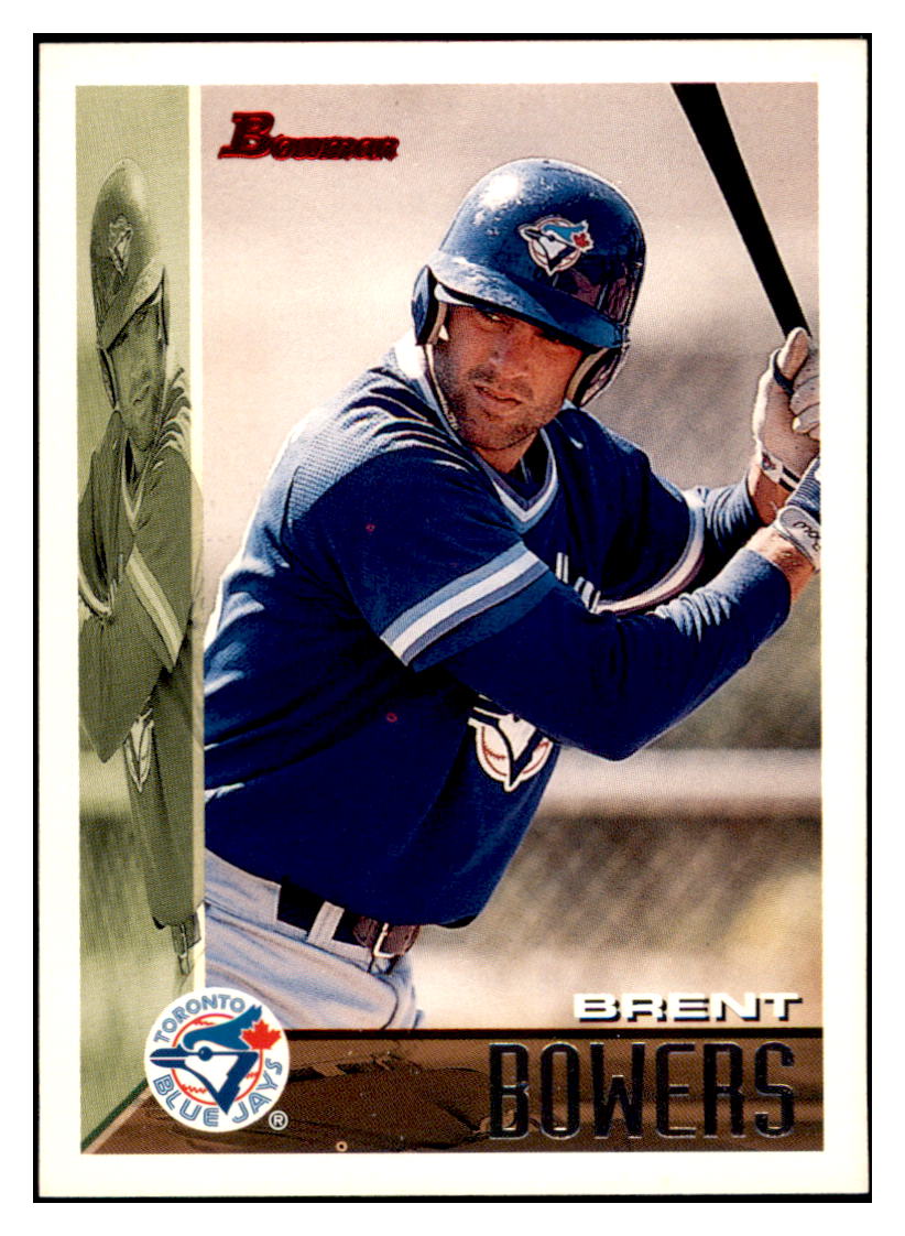 1995 Bowman Brent
Bowers Toronto Blue Jays Baseball
Card BOWV3 simple Xclusive Collectibles