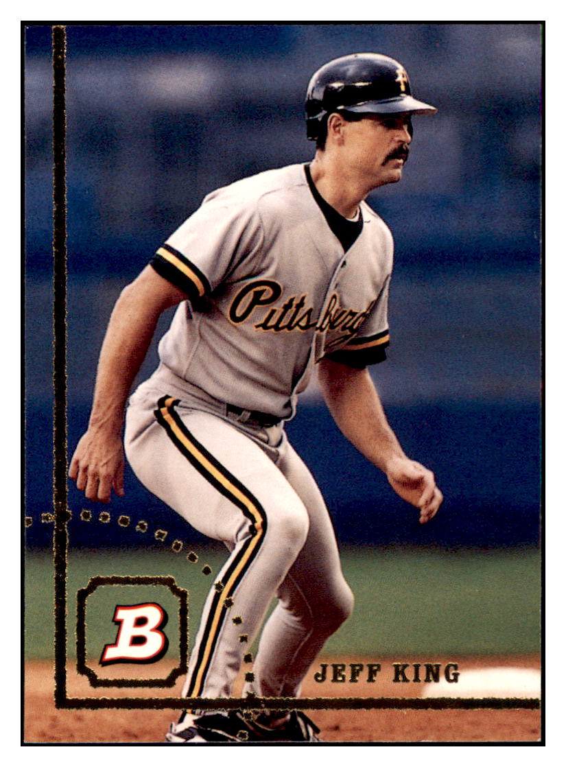 1994 Bowman Jeff King Pittsburgh Pirates Baseball Card BOWV3