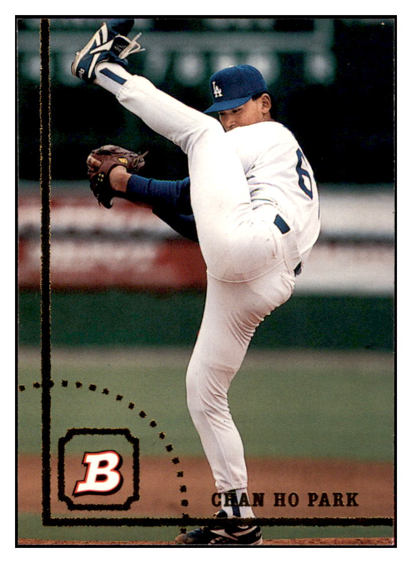 1994 Bowman Chan Ho
Park RC Los Angeles Dodgers Baseball
Card BOWV3 simple Xclusive Collectibles