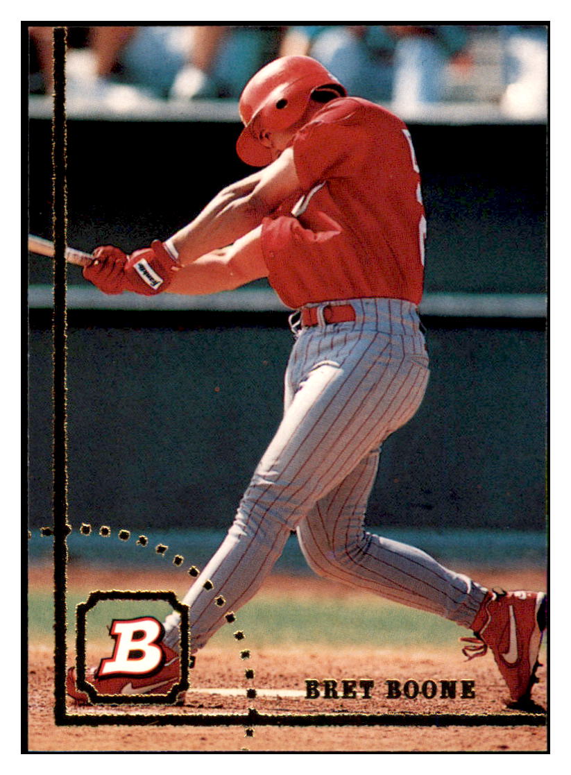 1994 Bowman Bret Boone Cincinnati Reds Baseball Card BOWV3 simple Xclusive Collectibles