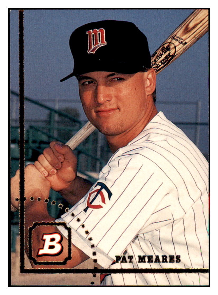 1994 Bowman Pat Meares   Minnesota Twins Baseball Card BOWV3 simple Xclusive Collectibles