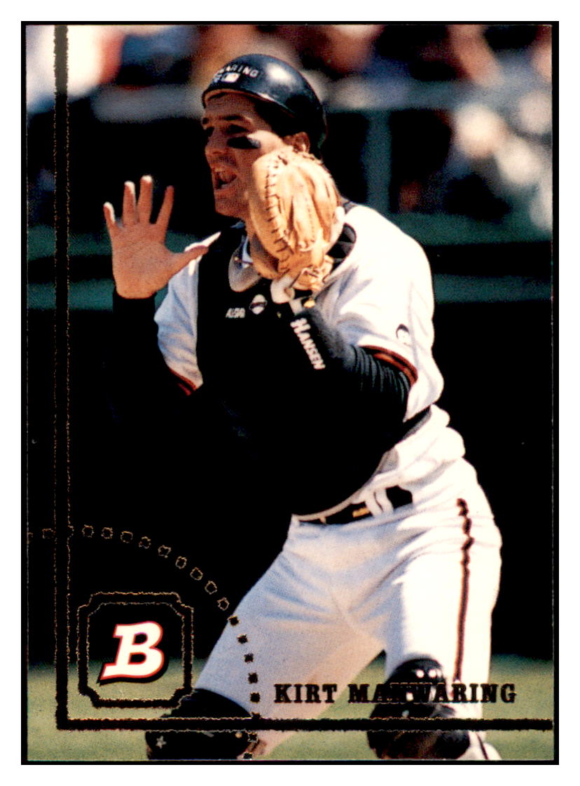 1994 Bowman Kirt
Manwaring San Francisco Giants
Baseball Card BOWV3 simple Xclusive Collectibles