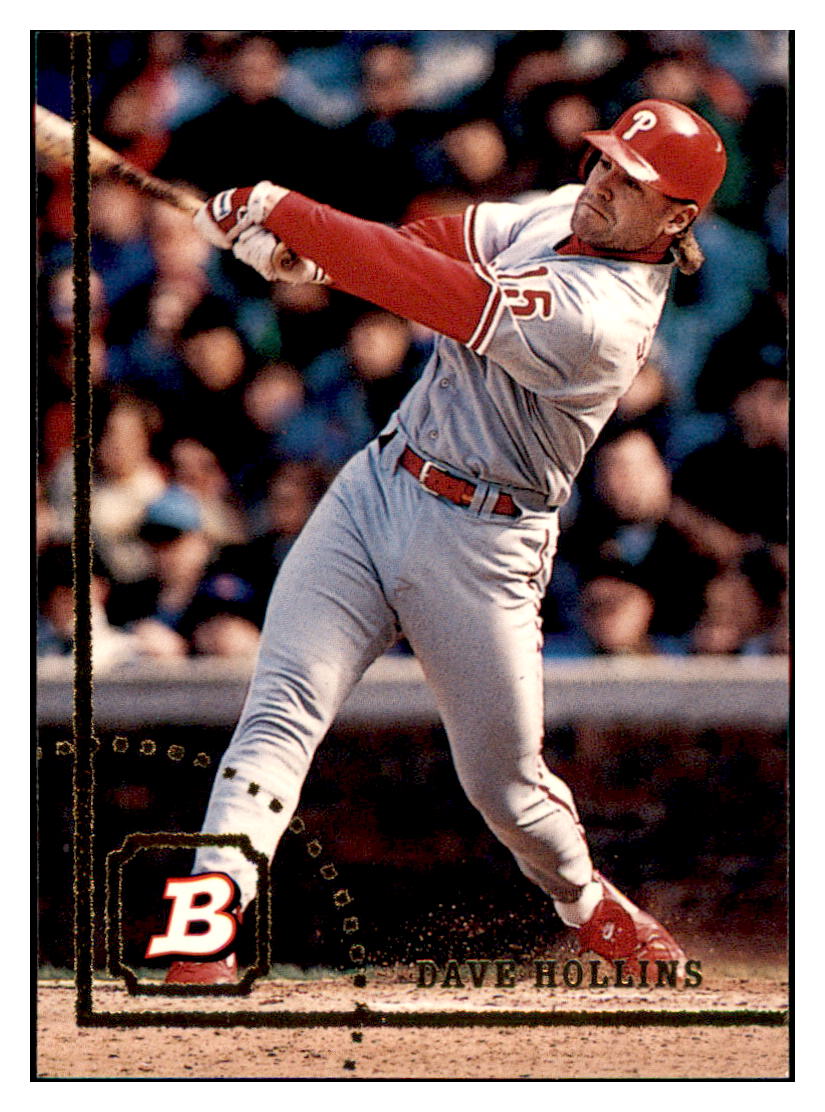 1994 Bowman Dave
  Hollins   Philadelphia Phillies
  Baseball Card BOWV3 simple Xclusive Collectibles