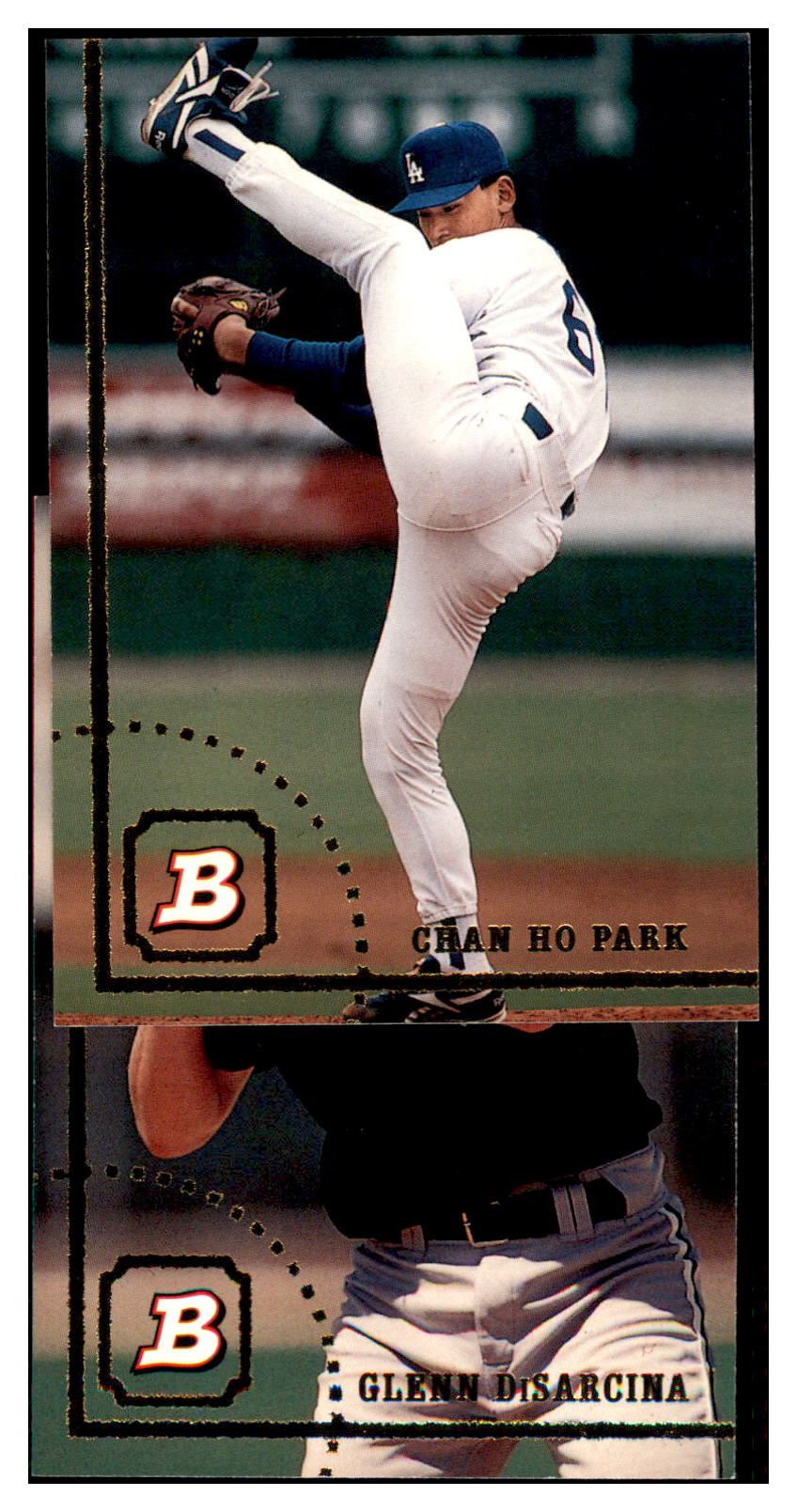 1994 Bowman Chan Ho
Park RC Los Angeles Dodgers Baseball
Card BOWV3 simple Xclusive Collectibles