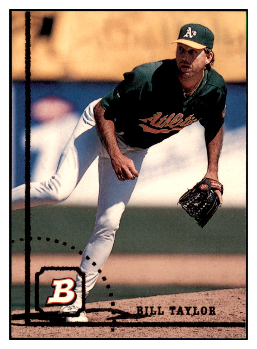 1994 Bowman Bill Taylor RC Oakland Athletics Baseball Card BOWV3 simple Xclusive Collectibles