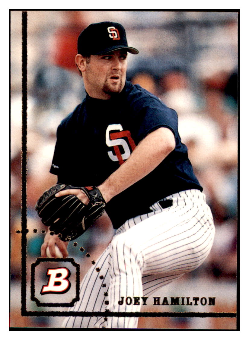 1994 Bowman Joey
Hamilton San Diego Padres Baseball
Card BOWV3 simple Xclusive Collectibles