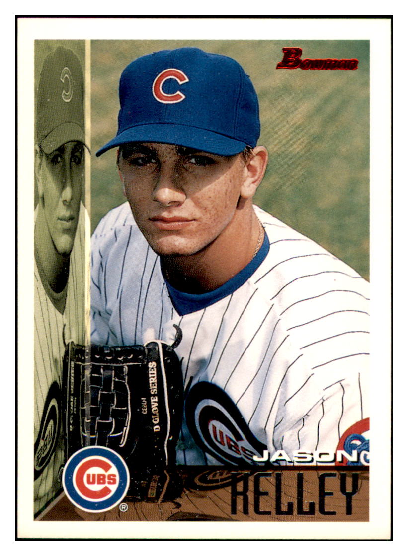 1995 Bowman Jason
Kelley RC Chicago Cubs Baseball Card
BOWV3 simple Xclusive Collectibles