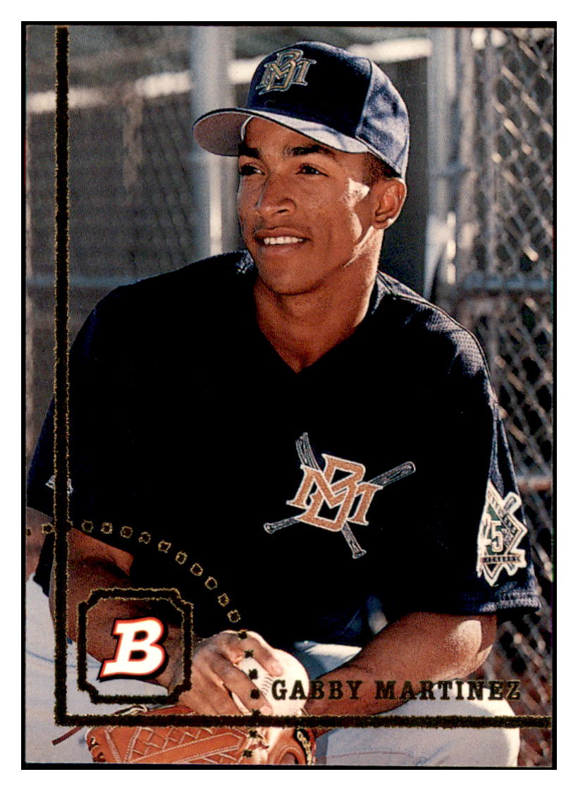 1994 Bowman Gabby
  Martinez   RC Milwaukee Brewers
  Baseball Card BOWV3 simple Xclusive Collectibles   
