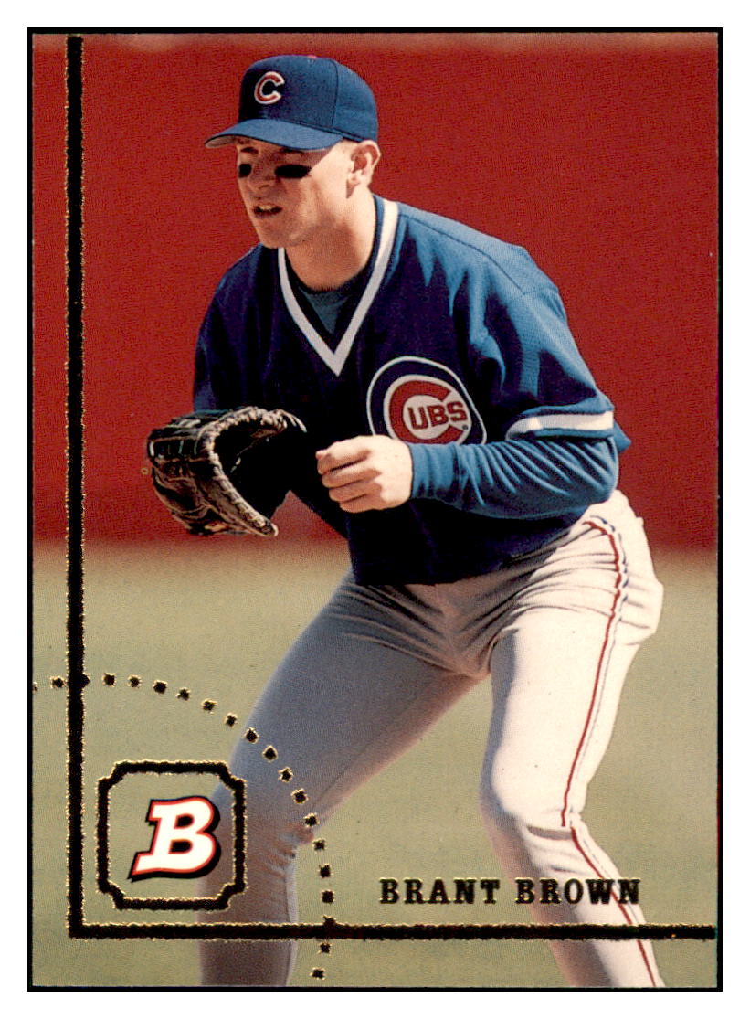 1994 Bowman Brant Brown Chicago Cubs Baseball Card BOWV3 simple Xclusive Collectibles
