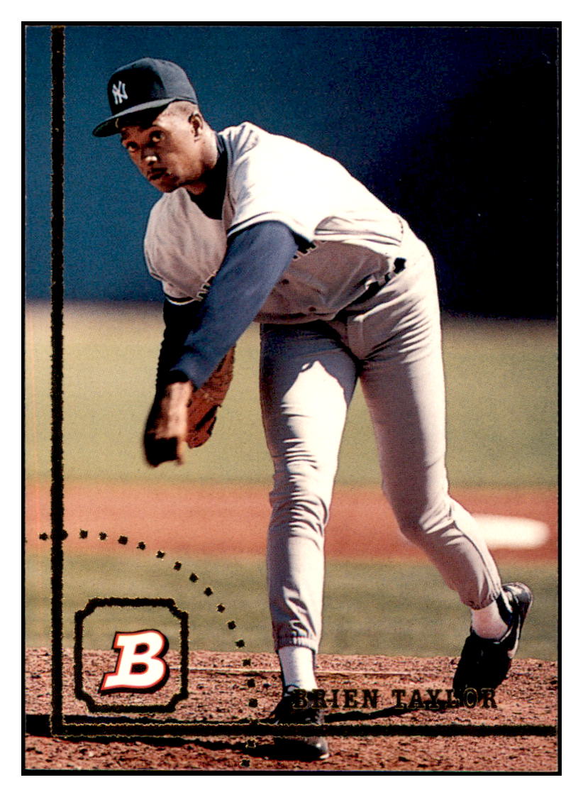 1994 Bowman Brien Taylor New York Yankees Baseball Card BOWV3