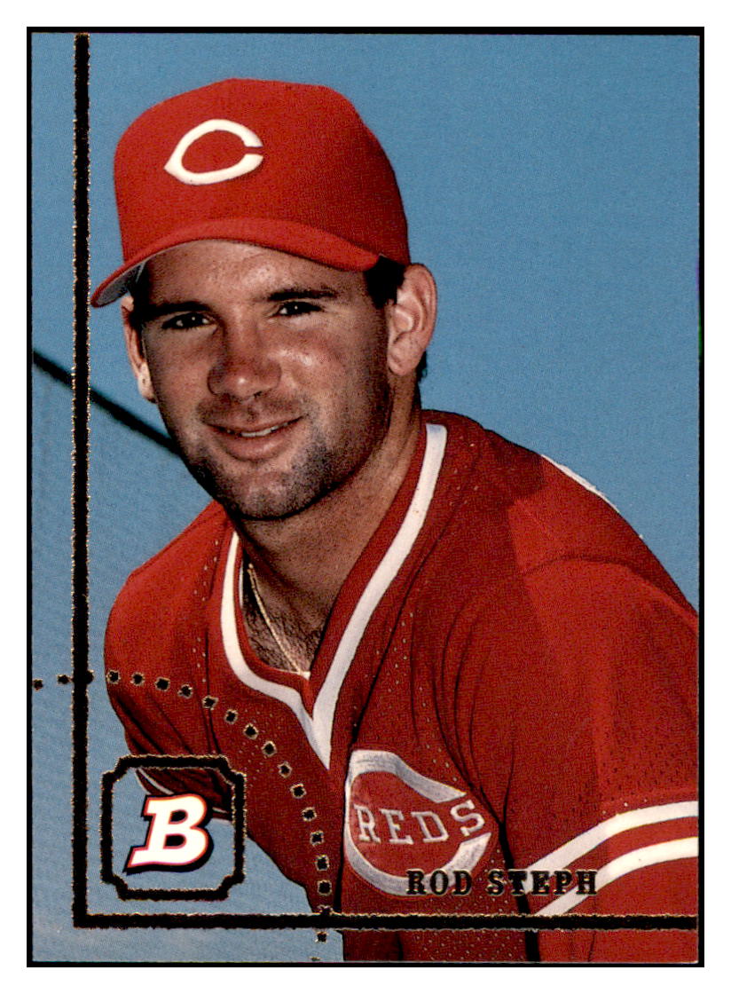 1994 Bowman Rod Steph RC Cincinnati Reds Baseball Card BOWV3 simple Xclusive Collectibles