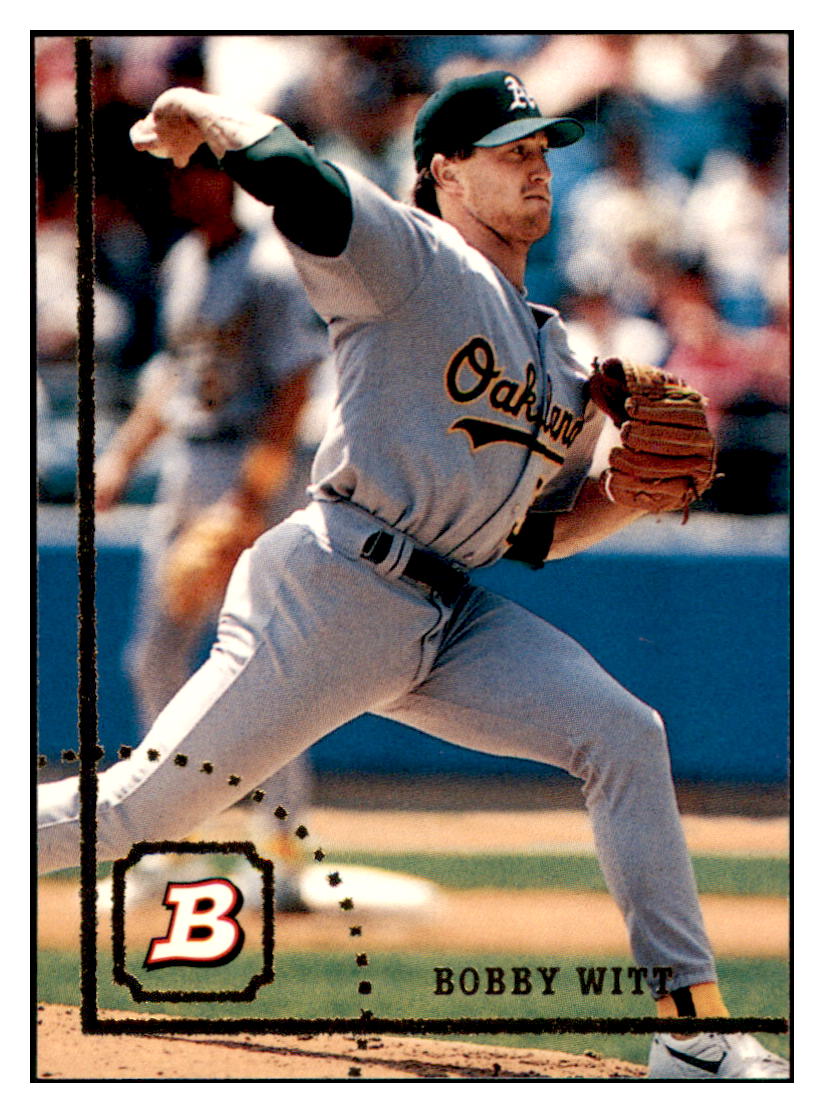 1994 Bowman Bobby Witt Oakland Athletics Baseball Card BOWV3 simple Xclusive Collectibles