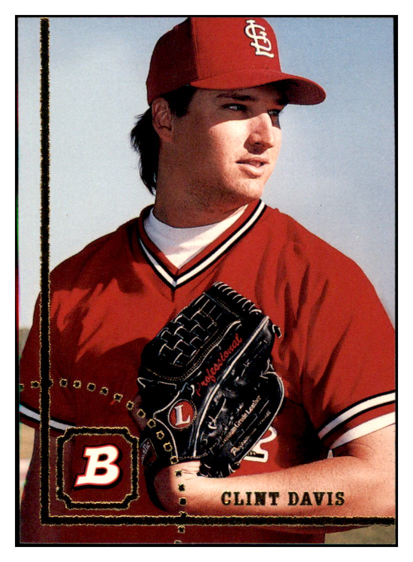 1994 Bowman Clint Davis RC St. Louis Cardinals Baseball Card BOWV3 simple Xclusive Collectibles