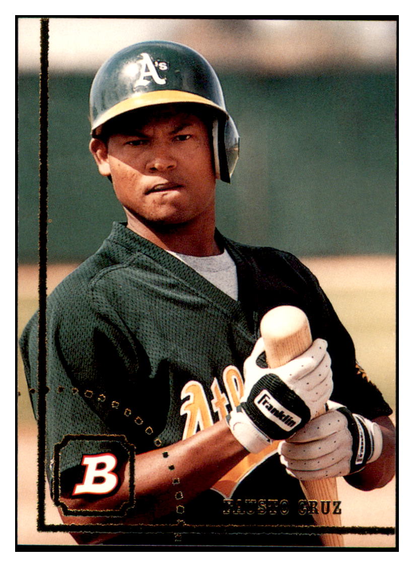1994 Bowman Fausto Cruz   RC Oakland Athletics Baseball Card BOWV3 simple Xclusive Collectibles