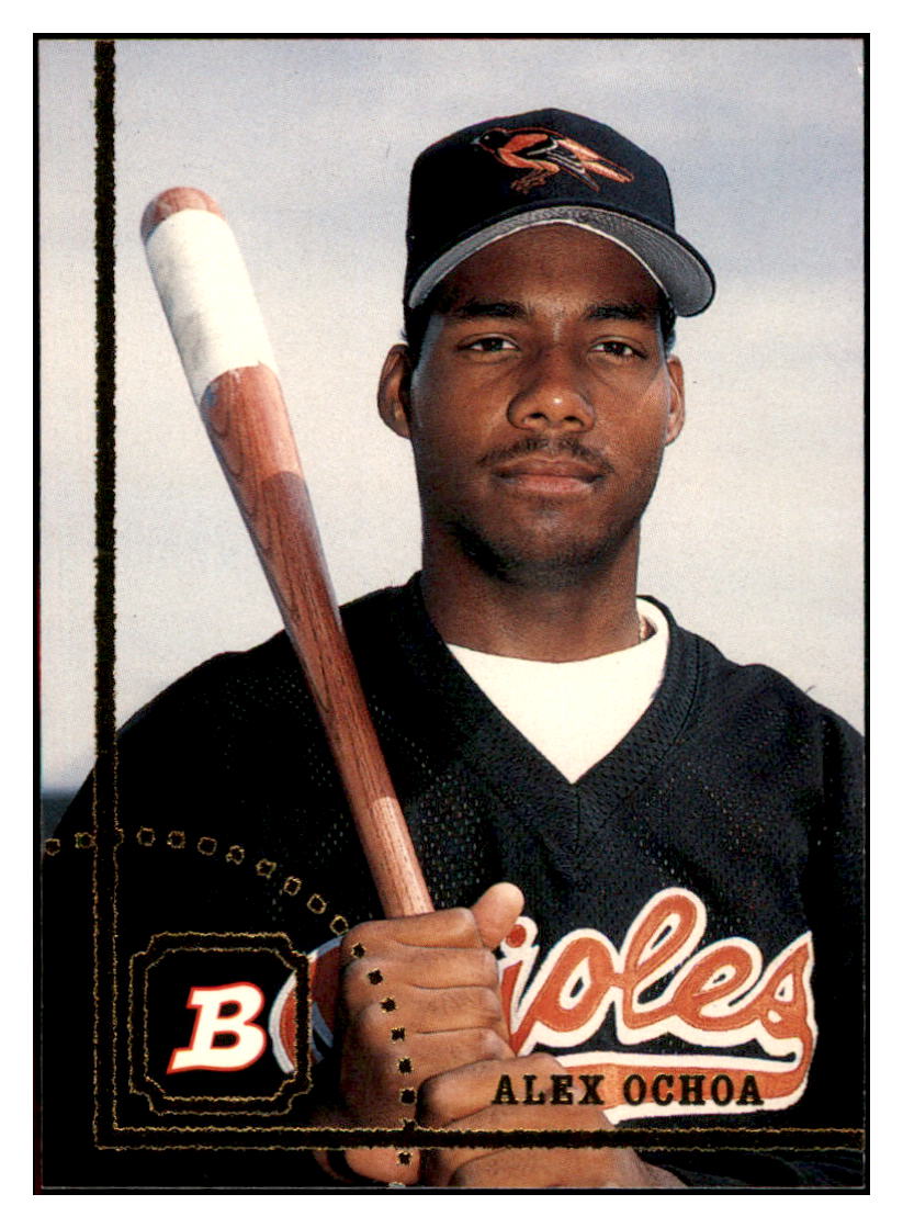 1994 Bowman Alex Ochoa Baltimore Orioles Baseball Card BOWV3 simple Xclusive Collectibles