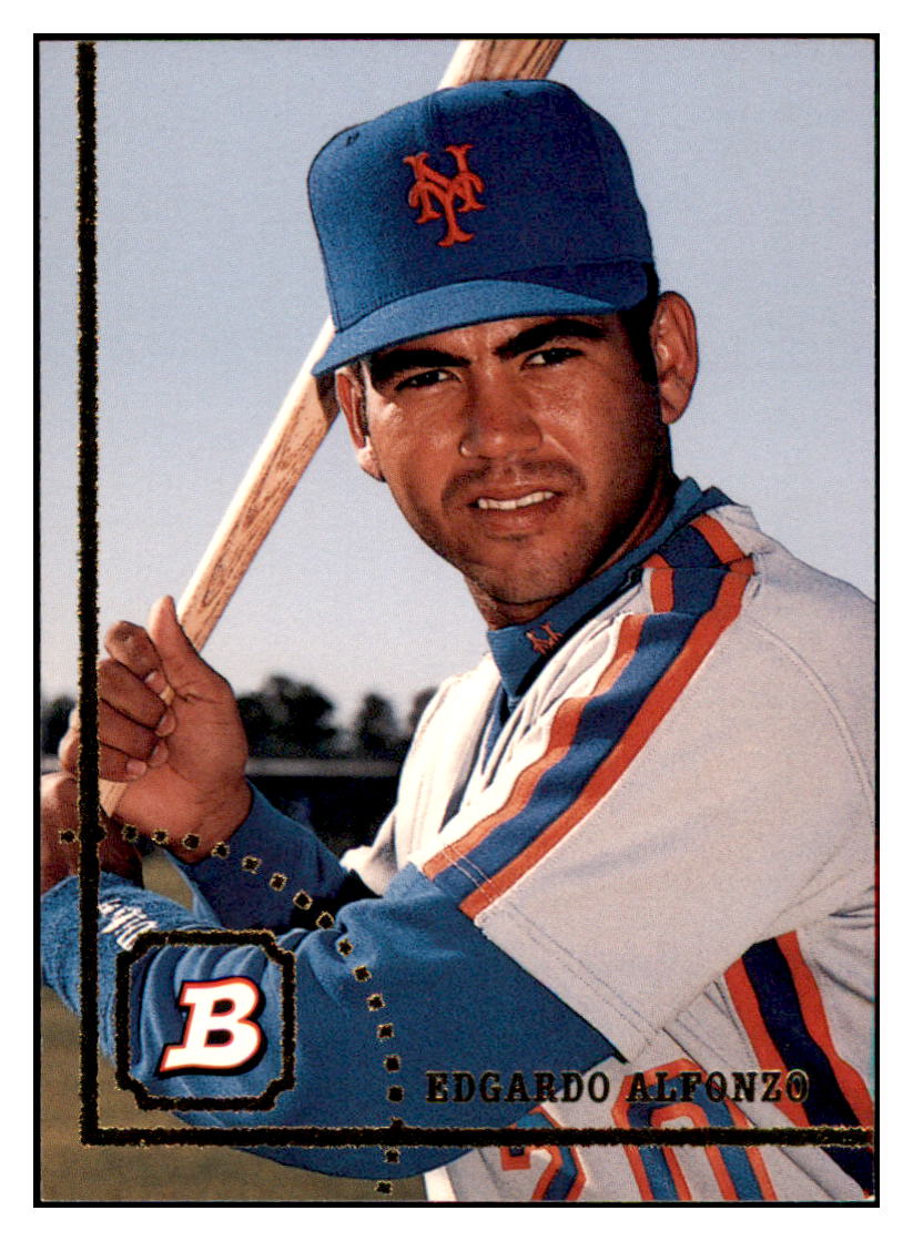 1994 Bowman Edgardo
  Alfonzo   RC New York Mets Baseball
  Card BOWV3 simple Xclusive Collectibles