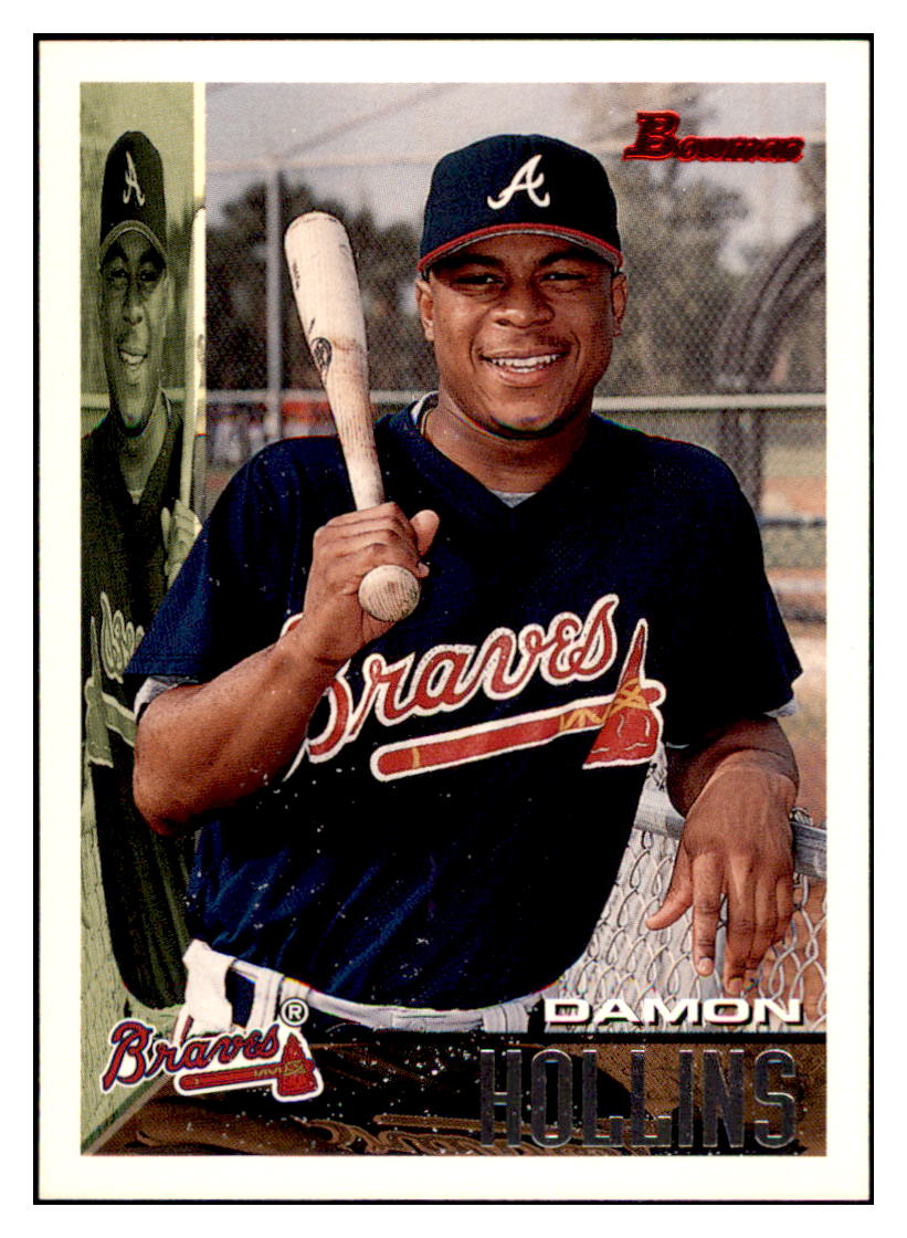 1995 Bowman Damon
  Hollins   Atlanta Braves Baseball Card
  BOWV3 simple Xclusive Collectibles