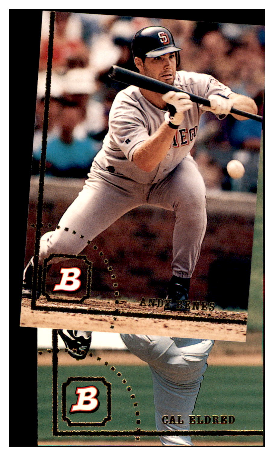 1994 Bowman Andy Benes San Diego Padres Baseball Card BOWV3 simple Xclusive Collectibles