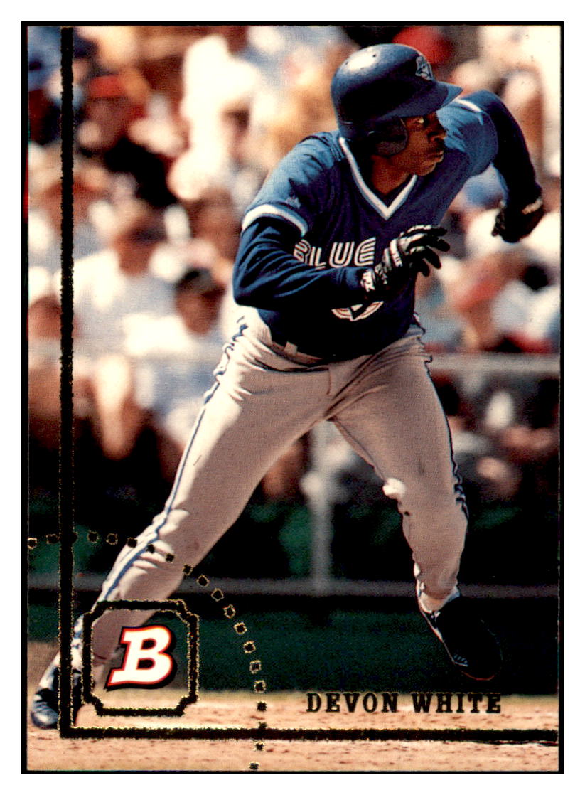 1994 Bowman Devon White Toronto Blue Jays Baseball Card BOWV3 simple Xclusive Collectibles