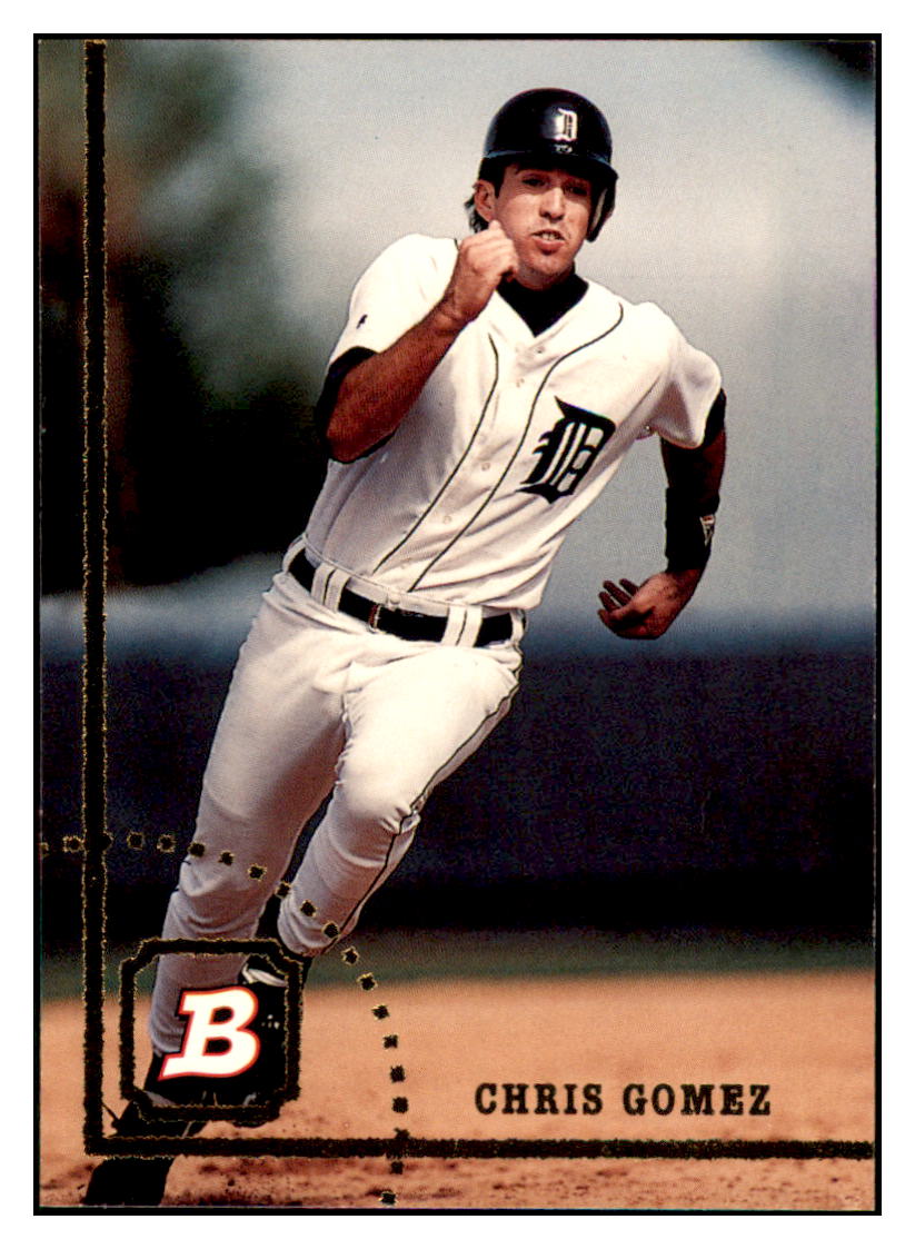 1994 Bowman Chris Gomez Detroit Tigers Baseball Card BOWV3 simple Xclusive Collectibles