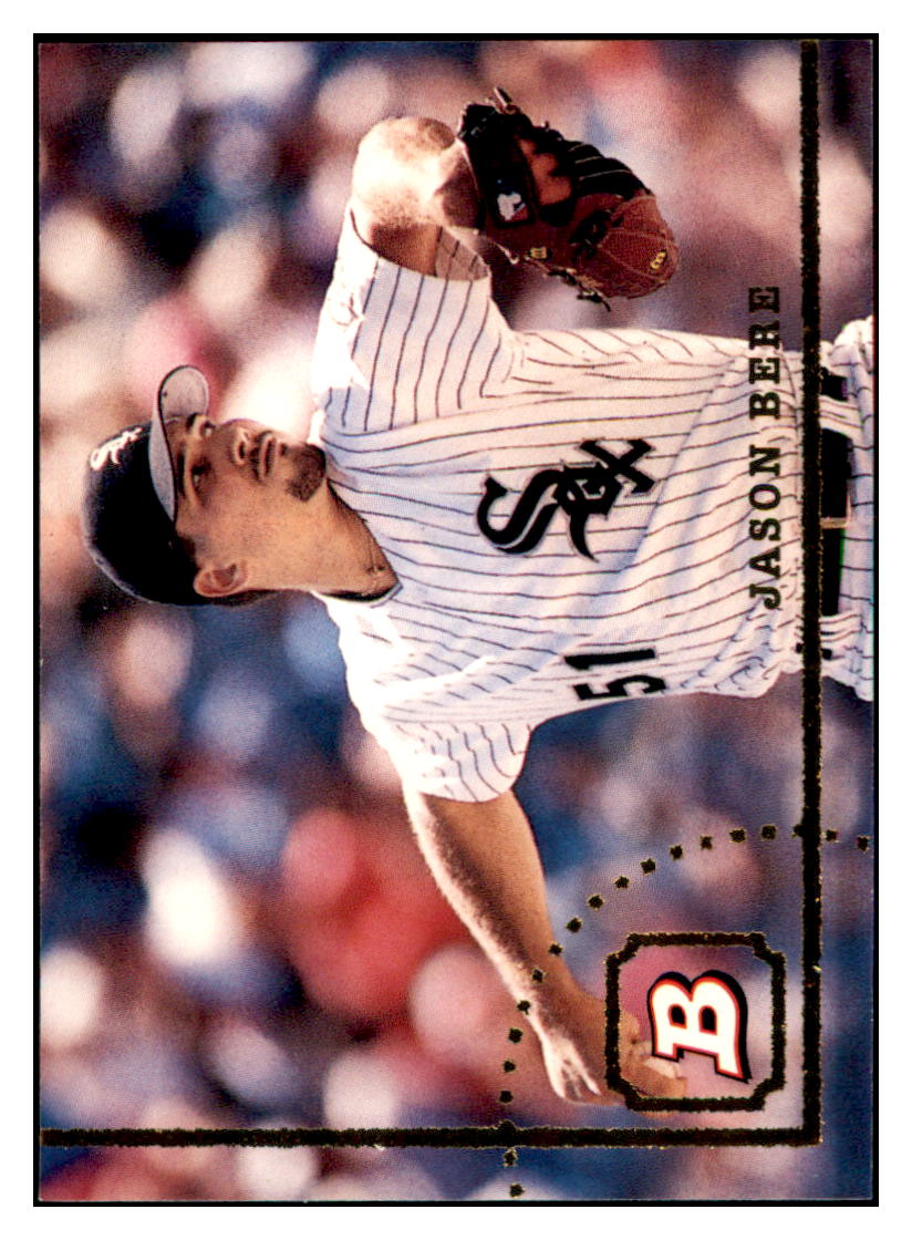 1994 Bowman Jason Bere   Chicago White Sox Baseball Card BOWV3 simple Xclusive Collectibles