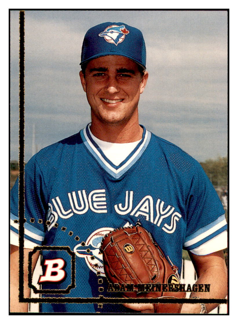 1994 Bowman Adam
Meinershagen RC Toronto Blue Jays
Baseball Card BOWV3 simple Xclusive Collectibles