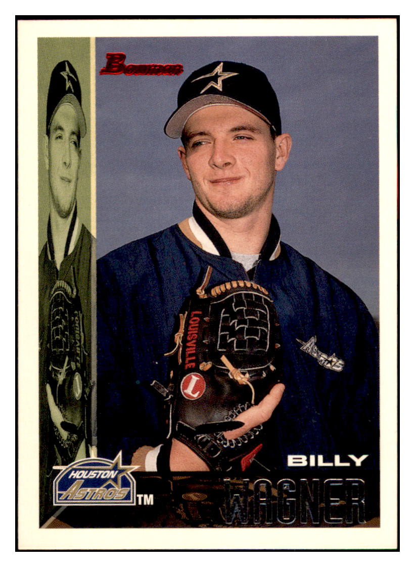1995 Bowman Billy
Wagner Houston Astros Baseball Card
BOWV3 simple Xclusive Collectibles