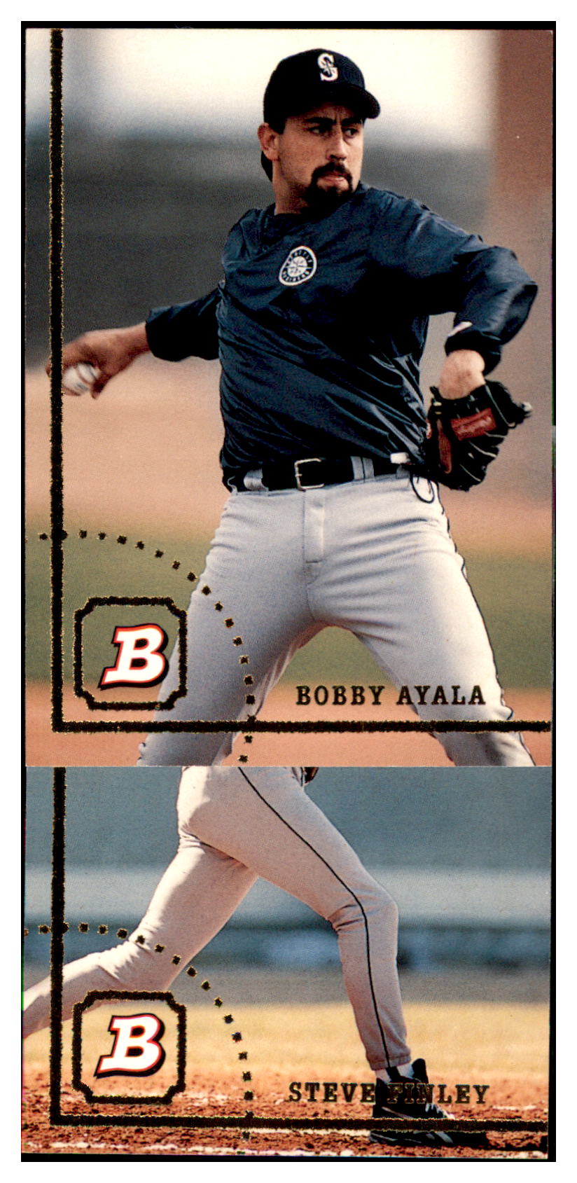 1994 Bowman Bobby Ayala Seattle Mariners Baseball Card BOWV3 simple Xclusive Collectibles
