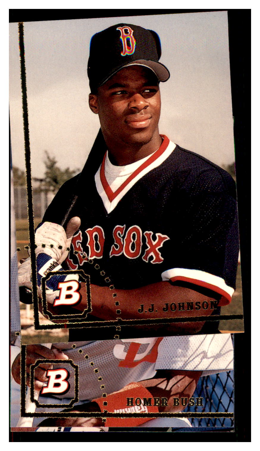 1994 Bowman J.J.
  Johnson   Boston Red Sox Baseball Card
  BOWV3 simple Xclusive Collectibles