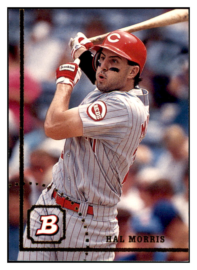 1994 Bowman Hal Morris Cincinnati Reds Baseball Card BOWV3