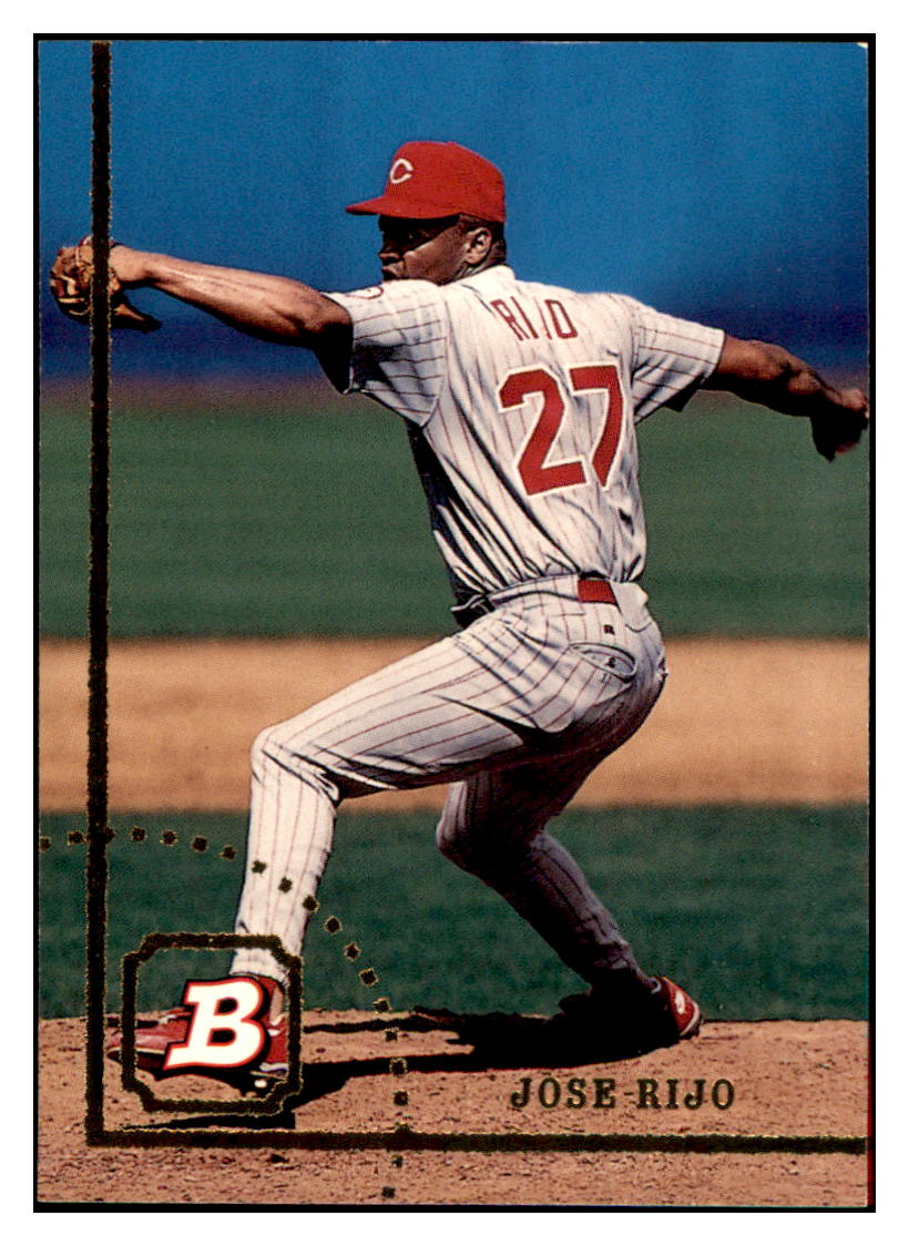 1994 Bowman Jose Rijo Cincinnati Reds Baseball Card BOWV3 simple Xclusive Collectibles