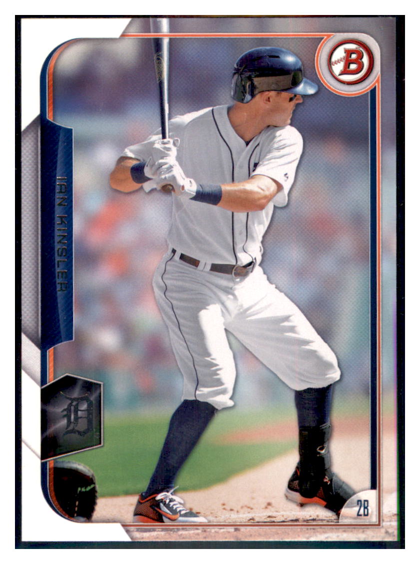 2015 Bowman Ian Kinsler Detroit Tigers Baseball Card BOWV3 simple Xclusive Collectibles