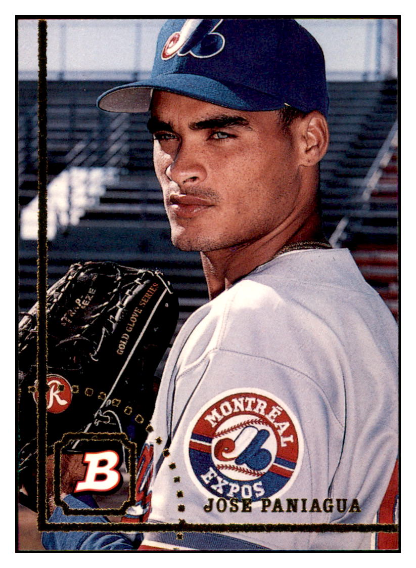 1994 Bowman Jose
  Paniagua   RC Montreal Expos Baseball
  Card BOWV3 simple Xclusive Collectibles