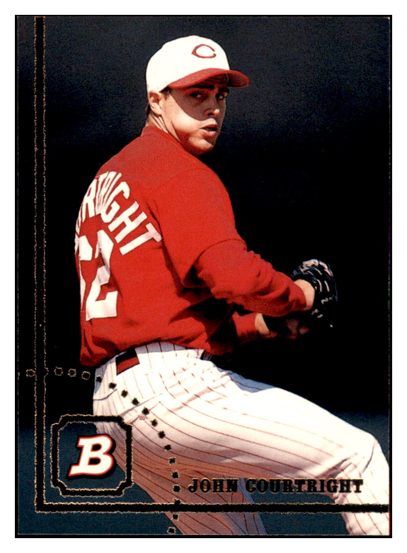 1994 Bowman John
Courtright RC Cincinnati Reds
Baseball Card BOWV3 simple Xclusive Collectibles