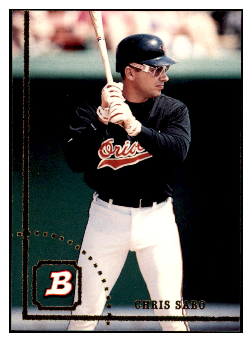 1994 Bowman Chris Sabo Baltimore Orioles Baseball Card BOWV3 simple Xclusive Collectibles