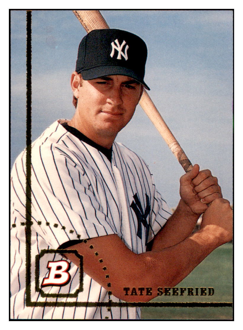 1994 Bowman Tate
  Seefried   RC New York Yankees Baseball
  Card BOWV3 simple Xclusive Collectibles
