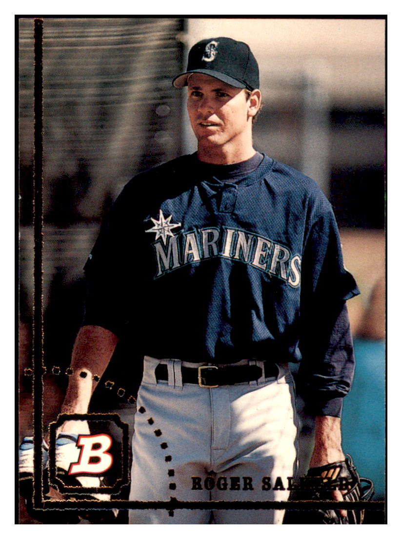 1994 Bowman Roger Salkeld Seattle Mariners Baseball Card BOWV3