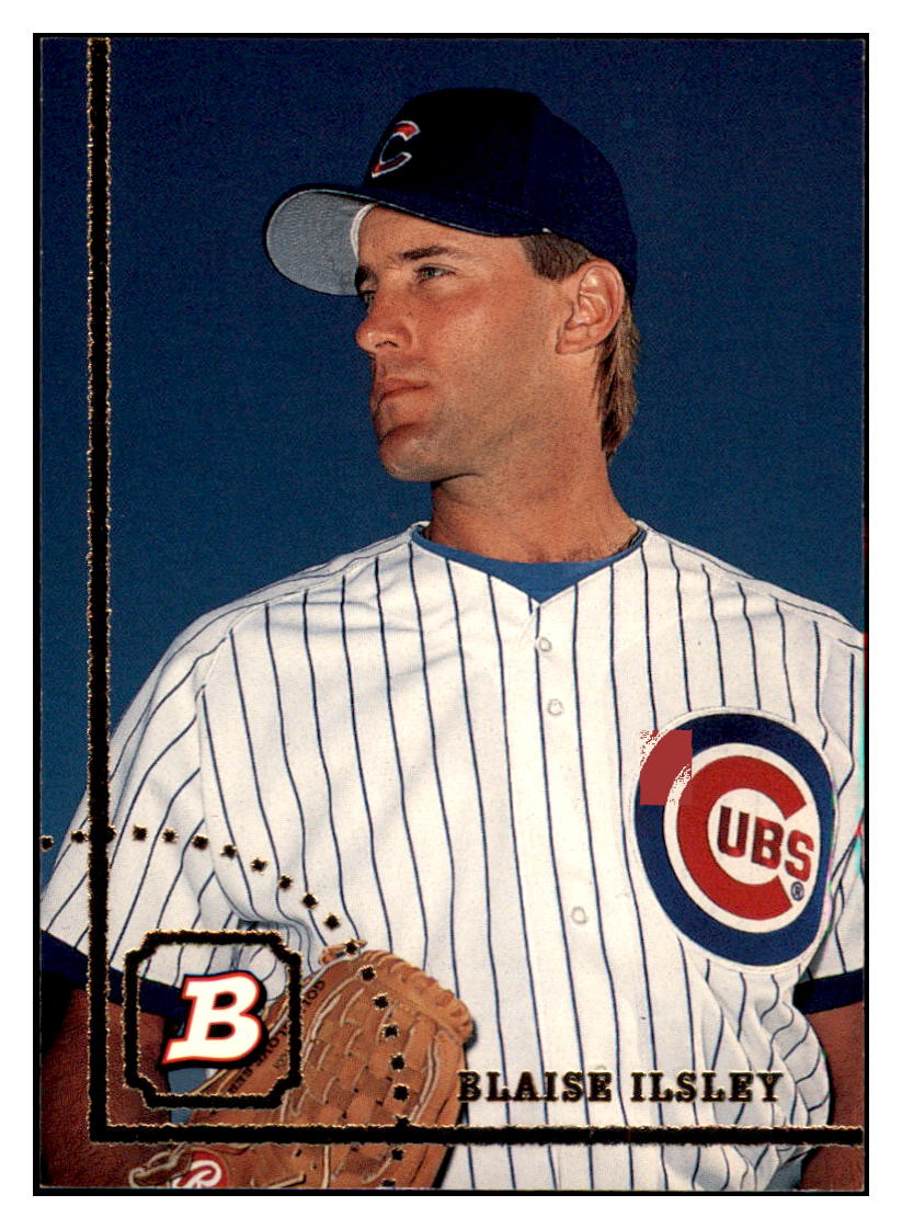 1994 Bowman Blaise
Ilsley RC Chicago Cubs Baseball Card
BOWV3 simple Xclusive Collectibles